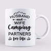 Husband and Wife Camping Partners Personalized Coffee AOP Mug