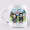 Husband and Wife Camping Partners Personalized Coffee AOP Mug