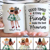 Summer Girls Pattern Dresses Besties Personalized Mug