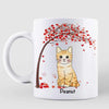 You Had Me Meow Valentine Tree Cats Personalized AOP Mug