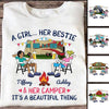 A Camping Girl And Her Bestie Personalized Shirt