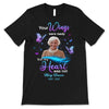 Angel Among Us Butterfly Memorial Photo Personalized Shirt