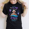 Angel Among Us Butterfly Memorial Photo Personalized Shirt