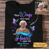 Angel Among Us Butterfly Memorial Photo Personalized Shirt