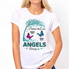 Angel Among Us Green Checkered Pattern Personalized Shirt