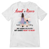 Aunt And Niece Always Heart To Heart Personalized Shirt