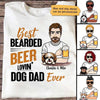 Bearded Beer Loving Dog Dad Old Man Personalized Shirt