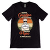 Being A Grandpa Is An Honor Retro Old Man Personalized Shirt