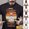 Being A Grandpa Is An Honor Retro Old Man Personalized Shirt