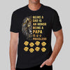 Being Papa Is Priceless Lion Personalized Shirt