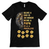 Being Papa Is Priceless Lion Personalized Shirt