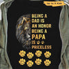 Being Papa Is Priceless Lion Personalized Shirt