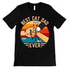 Best Cat Dad Ever New Retro Personalized Shirt