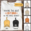 Best Cat Dad In The Hole World Personalized Shirt