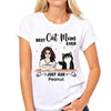 Best Cat Mom Woman And Fluffy Cat Personalized Shirt