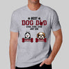 Best Dog Dad Ever Just Ask Red Plaid Dog Personalized Shirt