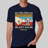 Best Dog Dad Just Ask New Retro Personalized Shirt