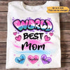 Best Mom Grandma Airbrushed Personalized Shirt