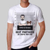 Best Partners In Crime Dad Grandpa And Kids Personalized Shirt