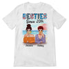 Besties Since Summer Patterned Personalized Shirt
