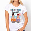 Besties Since Summer Patterned Personalized Shirt