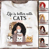 Better With Cat Personalized Shirt