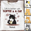 Better With Coffee And Grumpy Cats Personalized Shirt