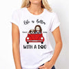 Better With Dog Car Personalized Shirt