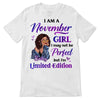 Birthday Gift Birth Month Fashion Girl Limited Edition Personalized Shirt