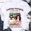 Camping Couple Adventuring Together Since Anniversary Gift Gift For Her Gift For Him Couple Personalized Shirt