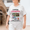 Camping Grandma Young At Heart Personalized Shirt