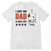 Cat Butt Love You Dad A Hole Lot Personalized Shirt