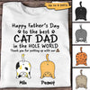 Cat Butts Father‘s Day Personalized Shirt