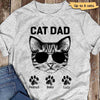 Cat Face Cat Dad Personalized Shirt