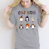 Cat Mom Halloween Pattern Personalized Shirt