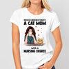 Cat Mom Nurse Personalized Shirt