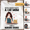 Cat Mom Nurse Personalized Shirt