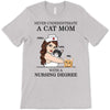 Cat Mom Nurses Personalized Shirt