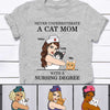 Cat Mom Nurses Personalized Shirt