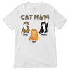 Cat Mom Rockin Fluffy Cats Sitting Personalized Shirt