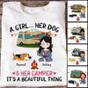 Chibi Girl And Her Fur Babies Personalized Shirt