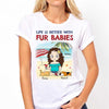 Chibi Girl Better With Fur Babies Dog Cat Summer Personalized Shirt