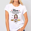 Chibi Girl Dog Cat Mom No Matter What Personalized Shirt