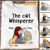 Chibi Girl The Cat Whisperer Personalized Shirt