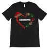 Christmas Mom Grandma Heart Personalized Shirt