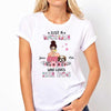 Cocktail Girl Loves Her Dog Floral Personalized Shirt