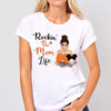 Cocktail Girl Rockin‘ Mom Life Cute Kids Personalized Shirt