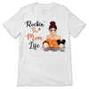 Cocktail Girl Rockin‘ Mom Life Cute Kids Personalized Shirt