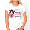 Coffee Gives Me Nurse Power Personalized Shirt