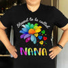 Colorful Daisy Heart Grandma Personalized Shirt